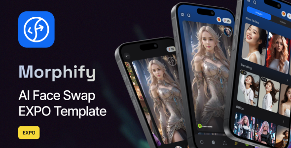 Morphify – AI FaceSwap React Native Expo Template