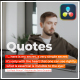Quotes | DaVinci Resolve - VideoHive Item for Sale