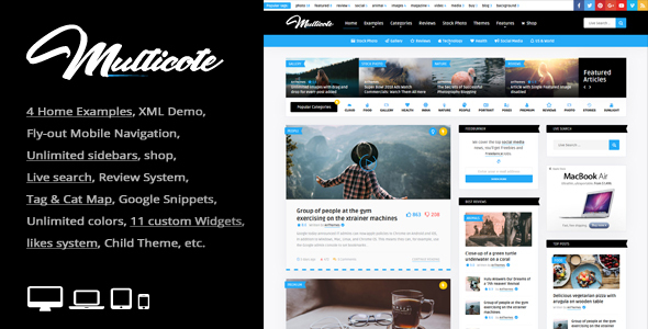 Multicote - Magazine and WooCommerce WordPress Theme