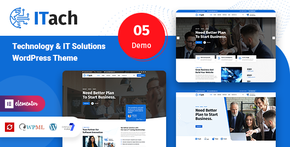 IT Solutions & Technology WordPress Theme - Itach