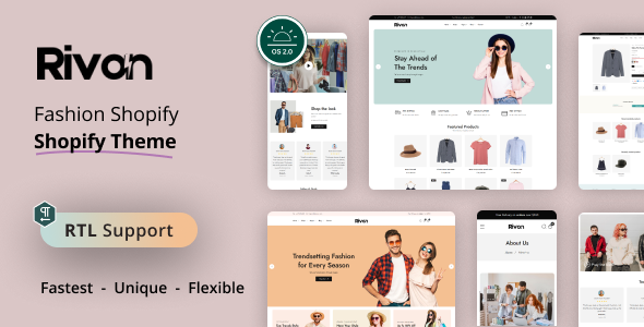 Rivon – Fashion Store Shopify Theme OS 2.0