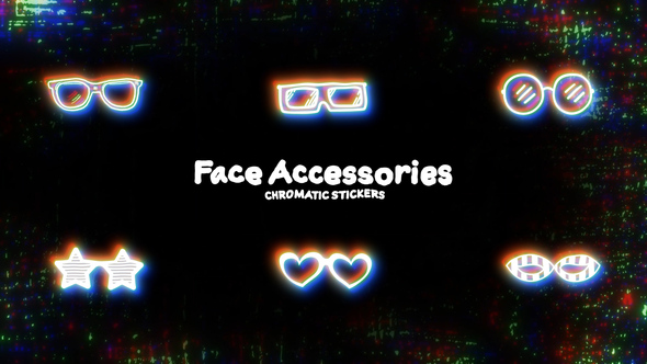 Face Accessories Chromatic Stickers alt