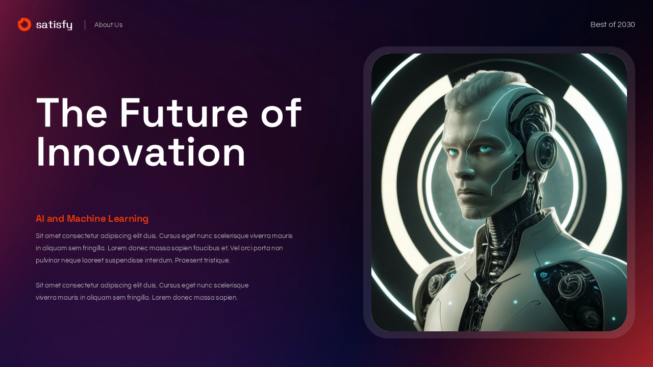 Satisfy - Artificial Intelligence AI Presentation Template ...