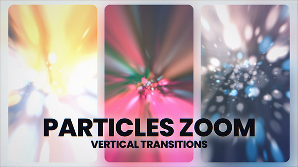Vertical Particles Transitions Elements template preview