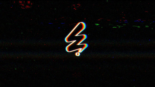Power Glitch Logo Reveal Logo Stings template preview