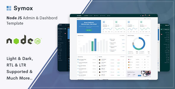 Symox - Node Js Admin & Dashboard Template