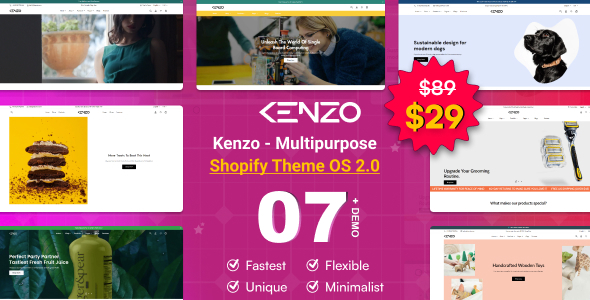 Kenzo – Multipurpose Shopify Theme OS 2.0