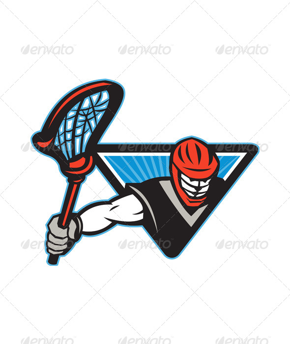Lacrosse Player Crosse Stick - People Characters