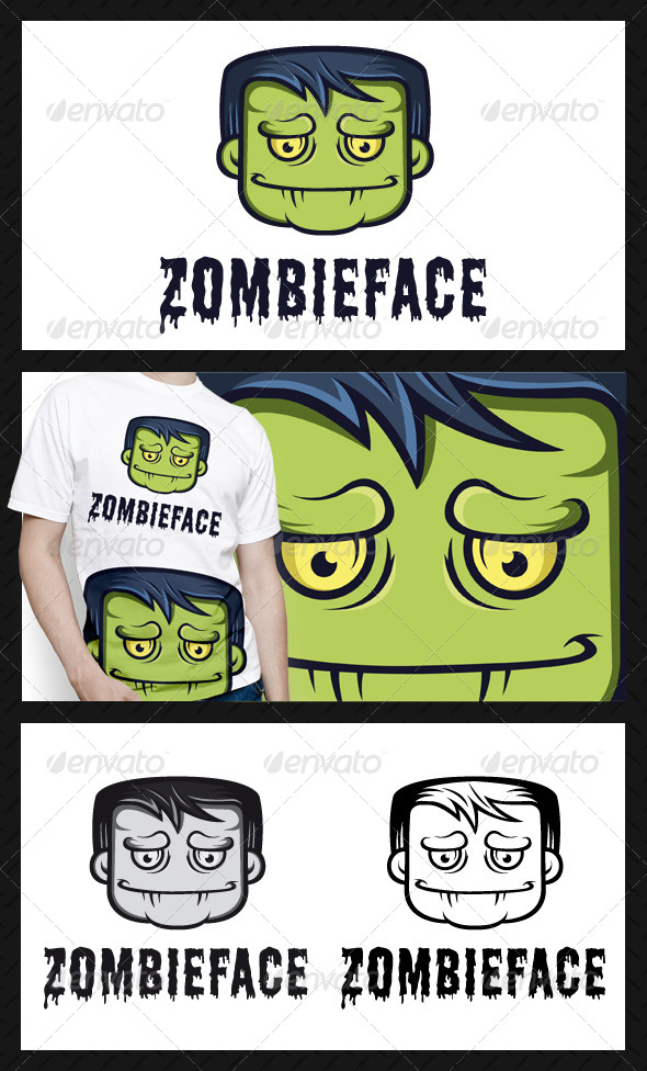 Zombie Logo Template - Humans Logo Templates