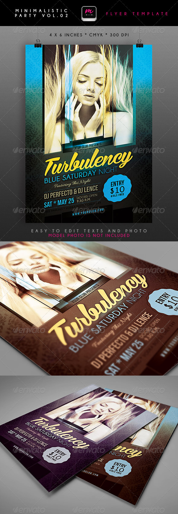 Minimalistic Party Flyer 2 - Clubs & Parties Events