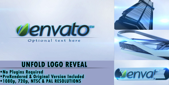Unfold Logo Reveal - VideoHive 4697244