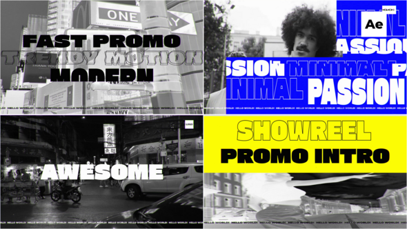 Dynamic Rhythm Intro / Ae Openers template preview