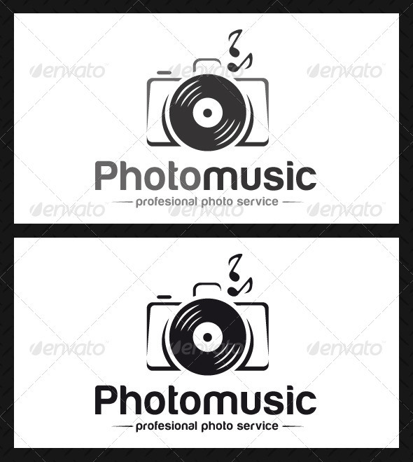 Photo Music Logo Template - Objects Logo Templates