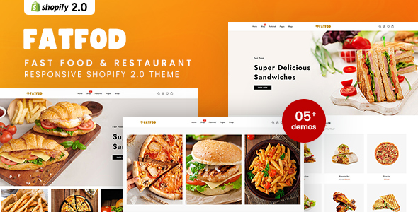 Fatfod – Fast Food & Restaurant Shopify 2.0 Theme