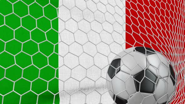 Ball And Italy Flag