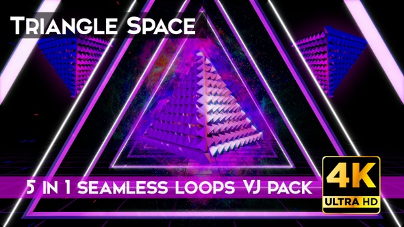 Triangle Space Vj Loops