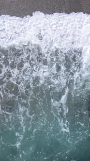 Sea Near the Coast  Closeup Aerial View of the Coastal Seascape alt