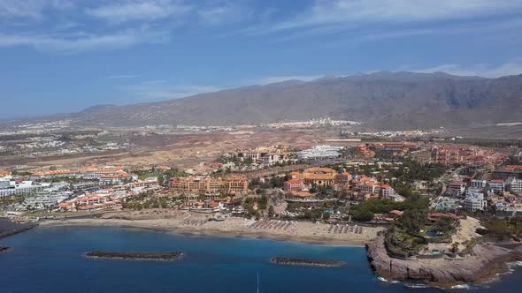 Aerial View of Costa Adeje Resort, Tenerife alt