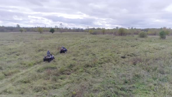 Extreme Riding on Quad Bikes