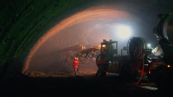 Tunnel Shotcrete Works alt