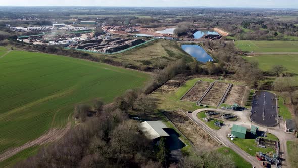 Sewage Treatment Works - Recycling Centre - Concrete Plant - Quarry And Landfill Site