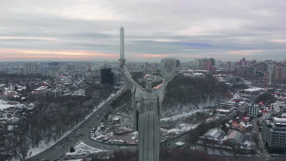 Kiev, Ukraine. The Motherland Monument