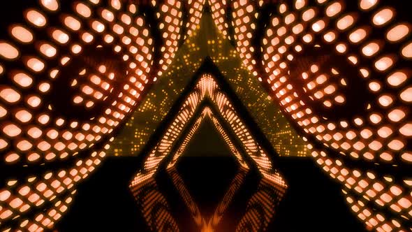 Light Color VJ Triangle Bulb Tunnel Full HD