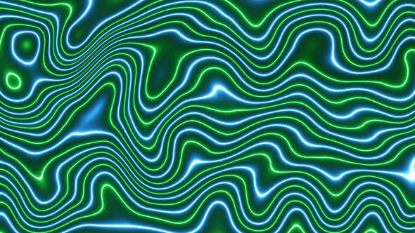 neon line wave background animation. Vd 2078
