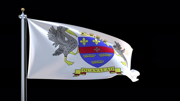 Saint Barthelemy Waving Flag alt