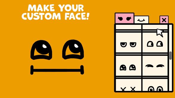 Cartoon Animated Face Pack 04 Elements template preview