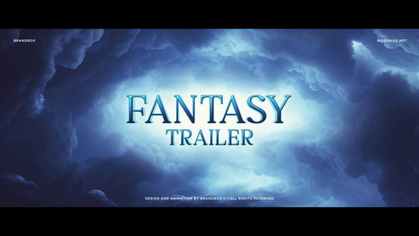 Fantasy Cinematic Titles Trailer Titles template preview