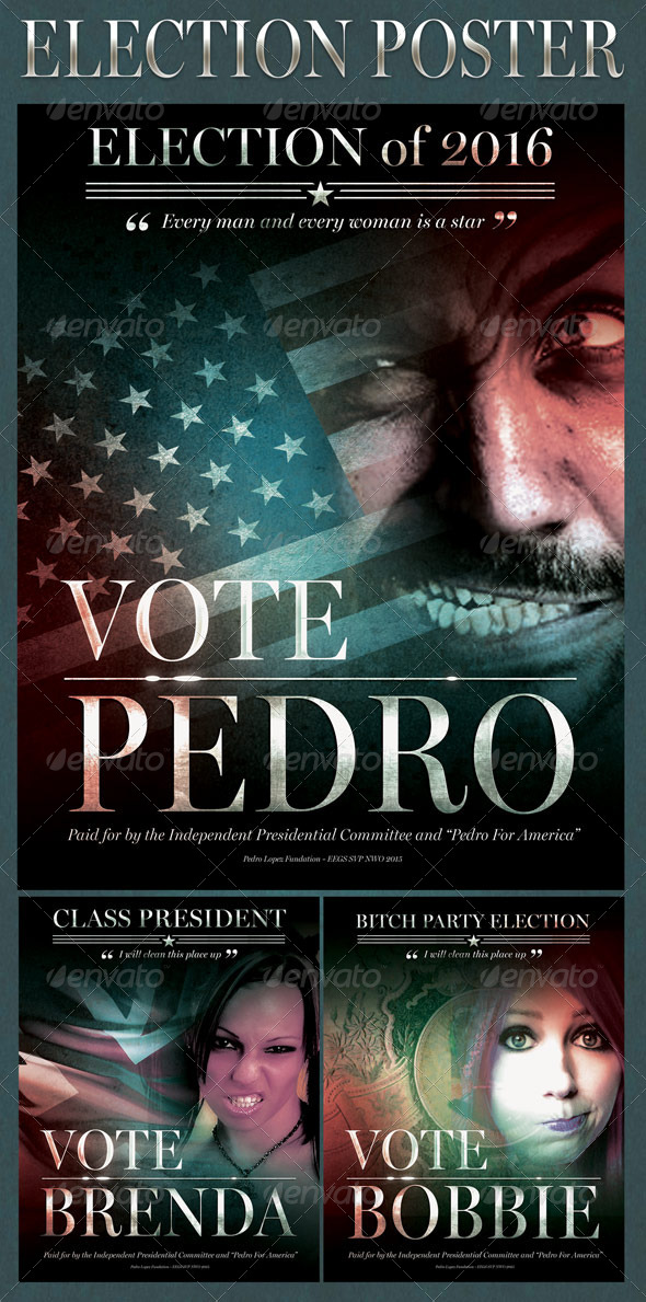 Election Poster - Flyers Print Templates
