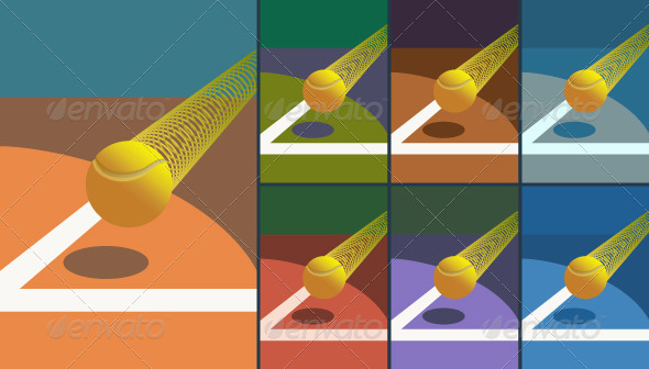 Victory Tennis Ball - Sports/Activity Conceptual