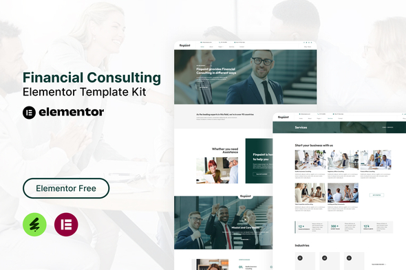 Finpoint - Financial Consulting Elementor Template Kit