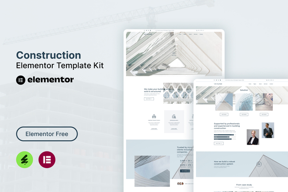 FourWall - Construction Elementor Template Kit