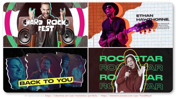 Hard Rock Fest Openers template preview
