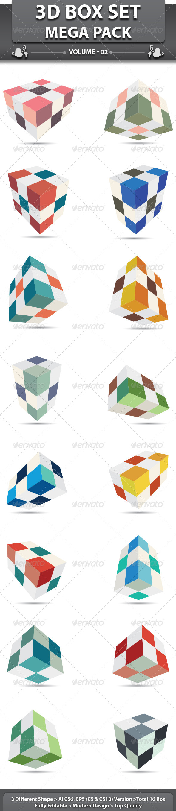 3D Box Set - Miscellaneous Vectors