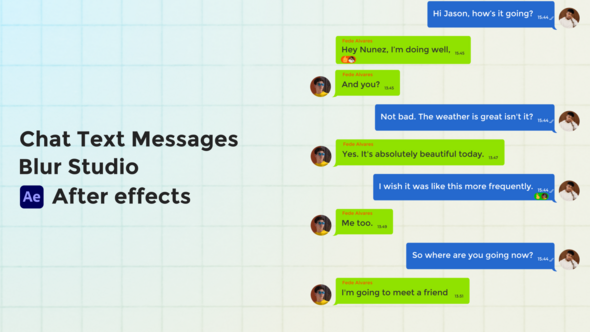 Text Messages V2 Titles template preview
