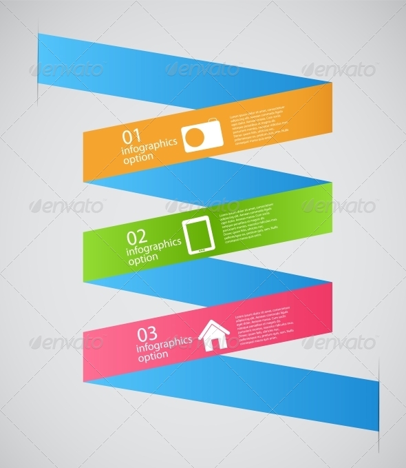 Infographic Template Business Vector Illustration - Web Technology