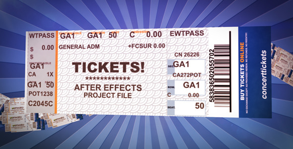 Tickets - VideoHive 4699590