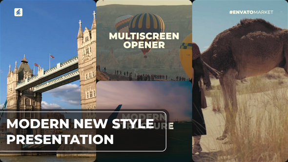 Multiscreen Slideshow | Split Screen Opener Openers template preview