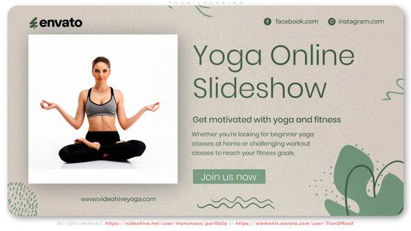 Yoga Training Promo Openers template preview