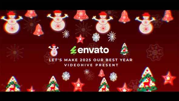 Christmas Logo Intro Openers template preview
