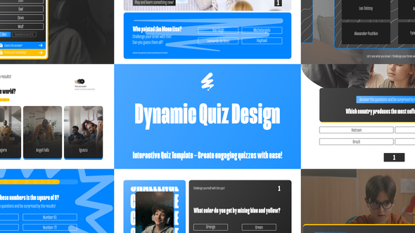 Fun Quiz Animations Openers template preview