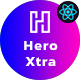 HeroXtra - React JS Hero Section Template 