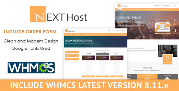 Next Host WHMCS Domain Hosting Template