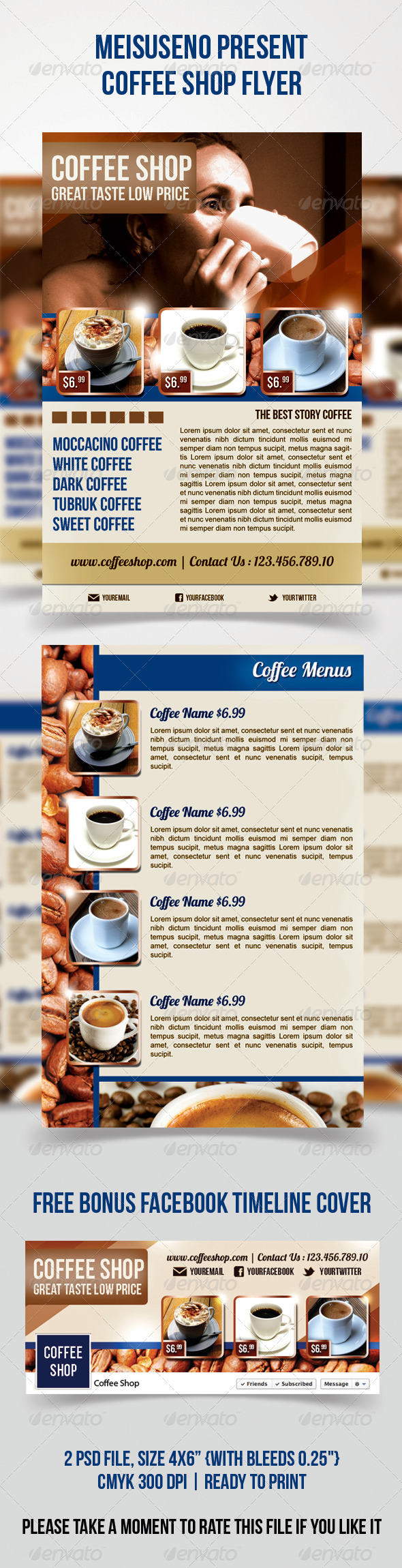 Coffee Shop Flyer - Restaurant Flyers