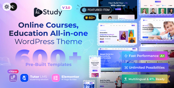 Education WordPress Theme | HiStudy