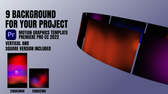 Gradient Background - mogrt Premiere Pro template preview