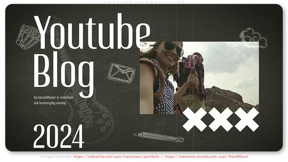 Youtube Channel Life Openers template preview